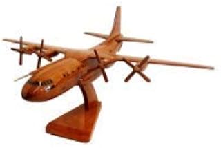Short Belfast C.1 RAF Heavy Lift Turboprop Freighter Aircraft Executive Wooden Desktop Model (All Import Taxes Have Been Paid).