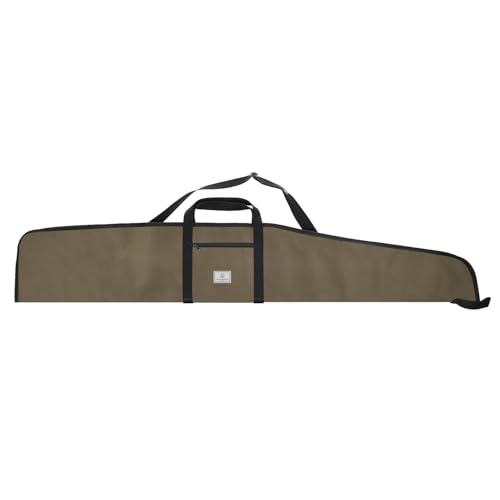 DEEMEED Housse Fusil rembourrée 135 cm – Étui Carabine Chasse imperméable avec Mousse épaisse – Kaki