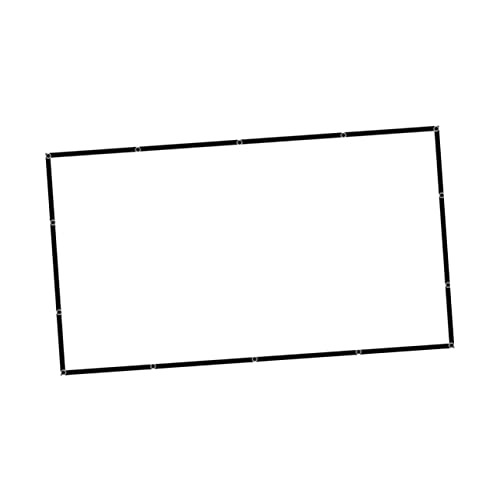 Housoutil Crease Projector Screen for Home & Outdoor Use