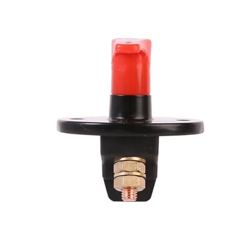 ULTECHNOVO Yd107 24v 150a Car Boat Van Truck Rv Motorcycle Battery Isolator Switch Rotatable Cut-Off Switch Solid Brass Nuts and Washers