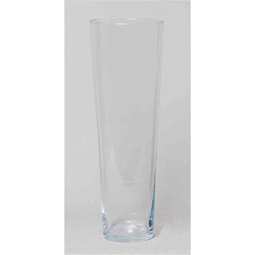 INNA-Glas Bodenvase Anna, Konisch - Rund, klar, 50cm, Ø 17cm - XXL Vase -...