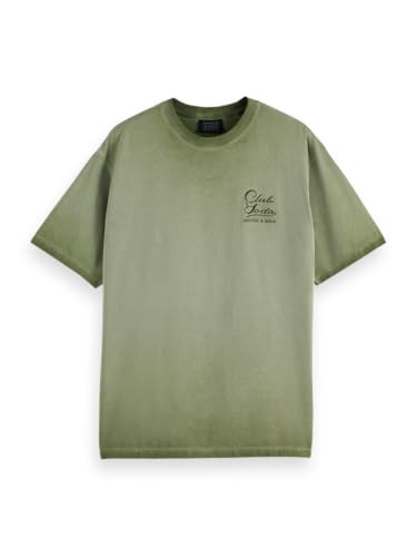 T-Shirt Homme Scotch & Soda Inside Out en maille premium à teinture à froid