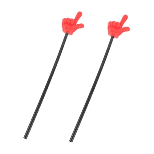 VANZACK 2pcs Plastic Presentation Pointers for Interactive Finger Pointing Sticks for Classroom Games and Parties Handheld Props for Teaching and Role Play Activities