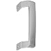 SPARES2GO Poignée de porte universelle pour réfrigérateur et congélateur Argenté