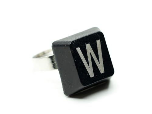 Bague clavier lettre initiale ajustable fini les erreurs de taille de bijou - 2