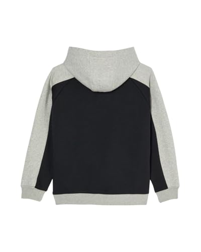 Sweat capuche Quiksilver noir avec poche et coupe confortable