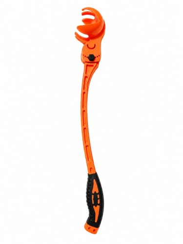 Image of Side Cricket Side Arm Thrower | Adjustable Speed & Length | Lightweight Durable Training Tool for Consistent Practice Throws | Cricket Coaching Aid for All Skill Levels |, Orange