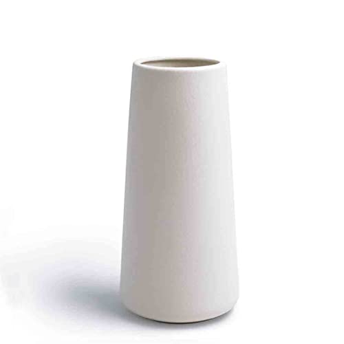 花瓶 おしゃれ 北欧 陶器 花器 セラミック 一輪挿し 花瓶 装飾家の装飾 白 18CM