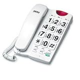 JWIN JTP550W 10-Memory Big Button Speakerphone (White)