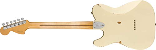 Fender Vintera Road Worn ’70s Telecaster Deluxe MN Olympic White – Guitare Électrique - Les Beatles, Paul McCartney, John Lennon, RIngo Starr, George Harrison Fender Vintera Road Worn '70s Telecaster Deluxe MN Olympic White - Guitare Électrique – Image 3