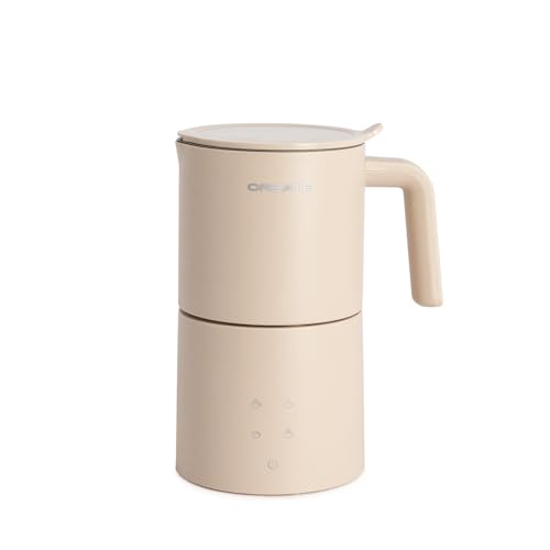 CREATE/MILK FROTHER STUDIO PRO/Mousseur et chauffe-lait électrique sable/Compatible lave-vaisselle, écran tactile, 4 programmes, système de sécurité, 620...