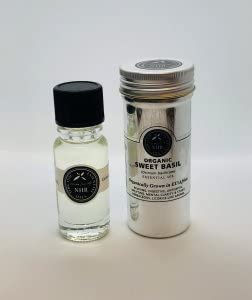 Organic Basil Essential Oil Sweet NHR Organic Oils pour retrouver l'harmonie intérieure