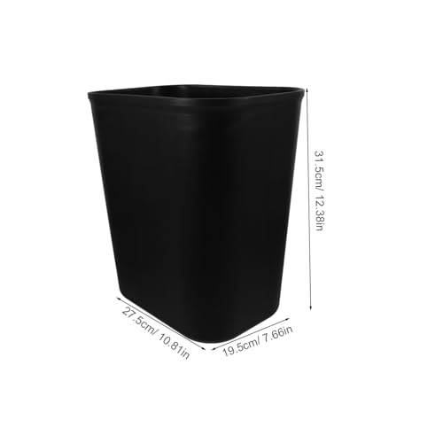 Caneca de basura rectangular gris PRETYZOOM miniatura 2