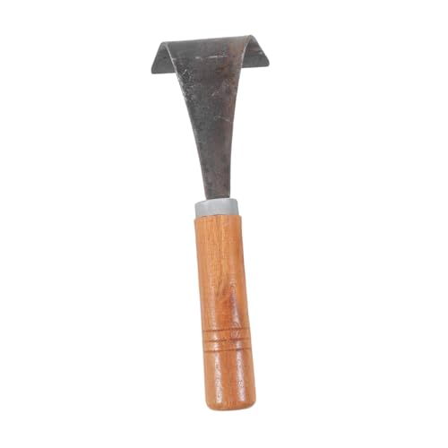 Toyvian Herramienta Descortezadora Metálica para Árboles Frutales Jardín, Raspador De Corteza Mango Ergonómico, Equipo De Jardinería Práctico y Duradero para Raspado y Deshierbe