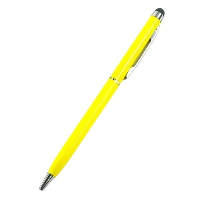 Stylo à bille universel 2 en 1 en métal pour organiser vos réunions et cours