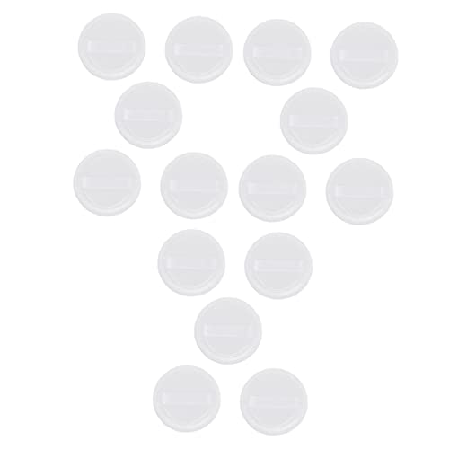VICASKY 15pcs Round Powder Puff Makeup Powder Beauty Makeup for Powder Simple Powder Pressed Pink Powder Puff Round Makeup Sponge Cotton Makeup Rounds Pure Cotton White