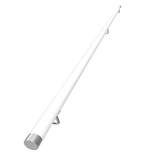 Main courante en bois kit de rampe d'appui murale 100cm noire