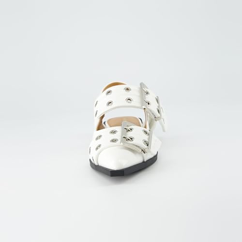 CUSHIONAIRE Women's Wander Pointy Toe Mary Jane Flat +Memory Foam, Wide Widths Available3