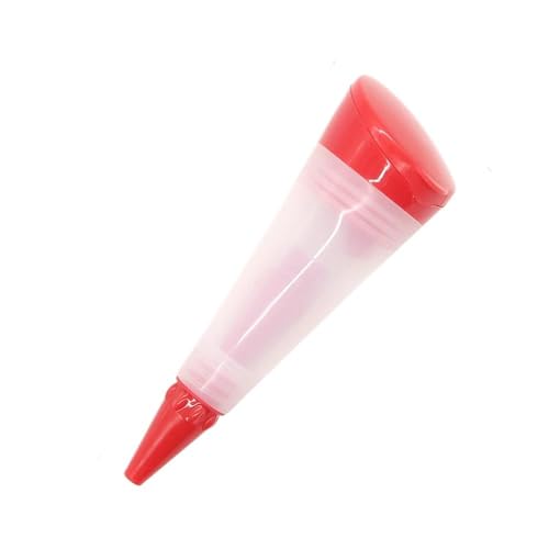 generico Set 4 Penne per Piping in Silicone - per Scrivere/Decorare con Cioccolato | 1 Set | per reposteria