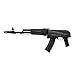 Lancer Tactical AK-74M Series AEG Full Metal Airsoft Rifle 400 FPS with Foldable Stock (ETU Installed) with Charger and Battery Included(Black)