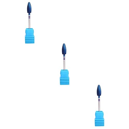 minkissy 3stücke Tungstenstahl Nagelfräser Für Nagelkunst Präziser Schleifkopf b Feilen Und Formen Von Nägeln Für Bei Gelnägeln Und Kunstnägeln