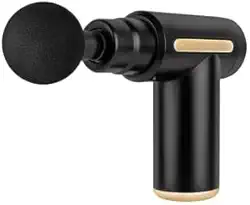 bigbigfamily Pistola Massageadora Miofascial Fisio Atleta Gun Relax Crossfit Massagem 4 Ponteiras e Variação de Velocidades Cores Sortidas