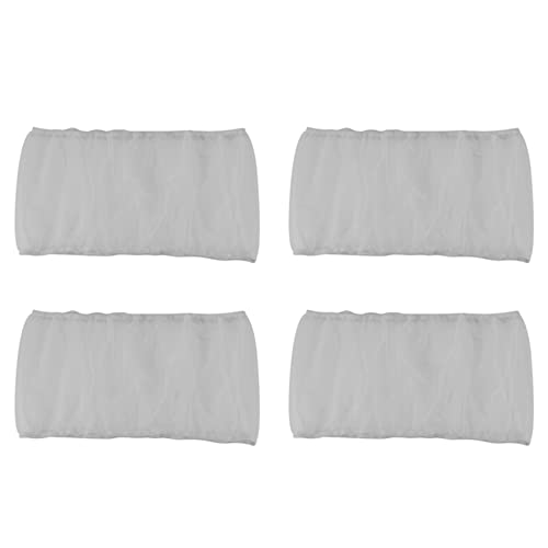 Bloepum 4X Bird Cage Cover Seed Catcher Bird Cage Mesh Net Cover Skirt Guard (White-M)