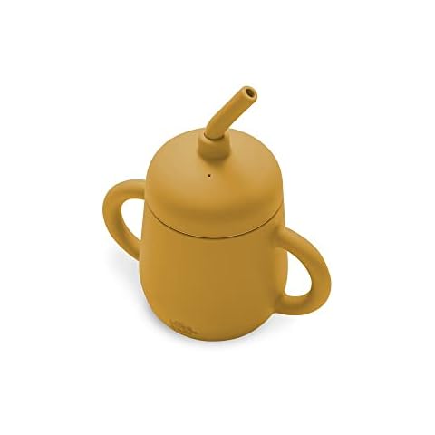 Interbaby Vaso de aprendizaje con pajita en ocre tierra Cover