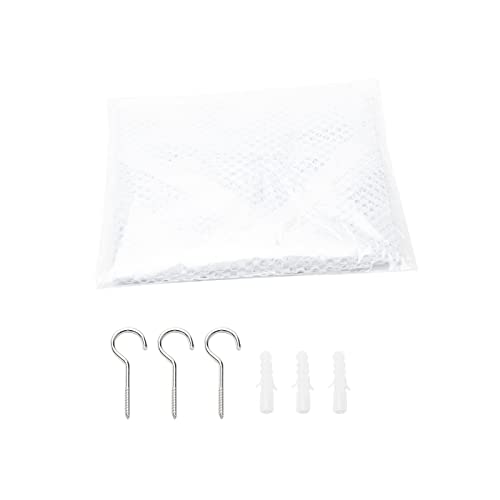 Yuhoo Toy Hammock, Stuffed Animal Storage Hammock, Stuffed Animal Net With Hanging Hooks, Plush Toy Hanging Organizer, Fordable Corner Sling Organizer For Playroom Bedroom Bathroom(White) #TOP5