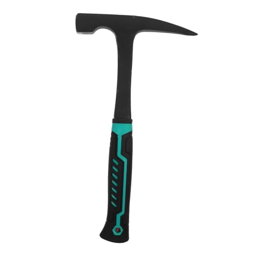 BUGUUYO Martello Geologico in Acciaio al Carbonio Doppia Punta Punta e Testa per Esplorazione Rocce e Esterni Resistente alle Intemperie Leggero e Portatile per Raccolta Campioni Geologici