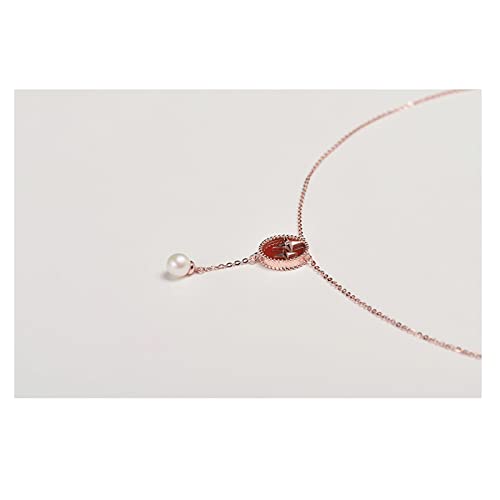 Collier perle d'eau douce argent 925 chaîne suspendue pendentif diamant