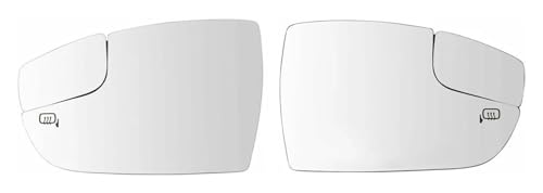 Verre Rétroviseur pour Escape et Kuga Remplacement Rapide du Miroir d'Aile