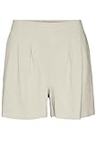 vero moda shorts gestreift Länge-Größe : Kurz VERO MODA Damen VMJESMILO HW WVN GA NOOS Shorts, Silver Lining, XXLW / 30L