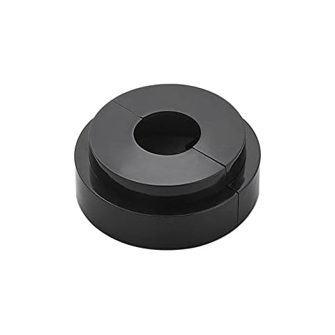 Durable Shower Pipe Cover Decoration Faucet Base Plate Portable Bathroom Fixture(Black) Cover