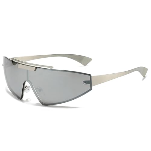 Lunettes de soleil œil de chat rétro hommes mode dégradé miroir nuances UV400 sport punk