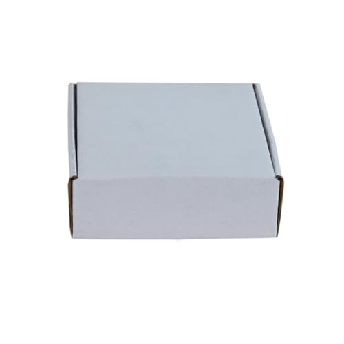 Image of DCGPAC 3Ply White Corrugated Small Flat Box 4x3x1 Inch For Packing Small Items and Multipurpose Packaging Shipping Tiny Boxes L4 inch x W3 inch x H1 inch Inch (Pack of 500)
