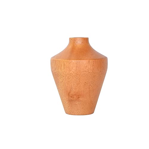 かのりゅう木製 花瓶 一輪挿し 花器 高さ8cm 母の日 +Na ナチュラル HACHI マホガニー JA22-31-1s