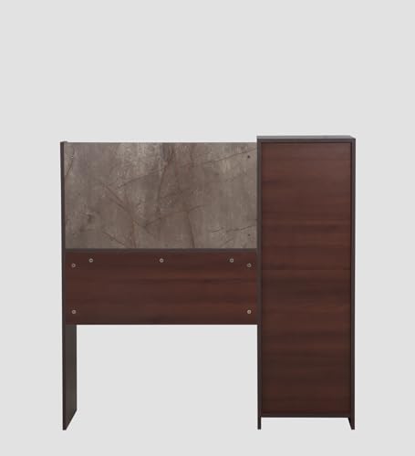 Witty Wud | Zendor | Engineered Wood Study Table in Walnut & Marble Colour 1 Year Warranty | Study Table for Adults, Computer Table, | Free... - Image 7