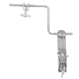 Abaodam Abrazadera para Cencerro con Brazo Z Ajustable para Percusión Soporte Compacto para Jam Block y Platillos Accesorios para Batería y Músicos