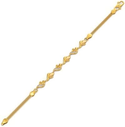 Joyalukkas 22k (916) Purity BIS Certified Foliage Fantasy Gold Bracelet For Women