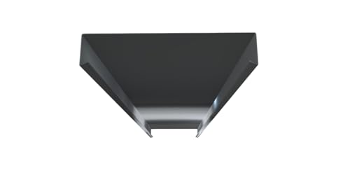 Couvertine Aluminium 1mm largeur 270 mm - 2 mètres (Gris Ardoise RAL 7016) pour recouvrir les acrotères, les murets et les toits terrasses. – vue 5