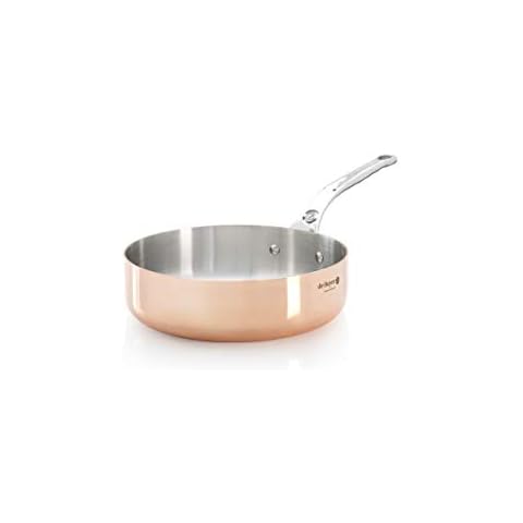 De Buyer 6436.20 - Cazo de cobre con revestimiento inoxidable y mango de acero fundido Cover