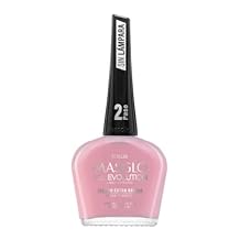 MASGLO GEL EVOLUTION Nail Polish Gel Effect, No UV/Led Lamp Required, Duration up to 12 day, 1 peice color REBELDE - Effecto Gel sin necesidad de lampara UV/Led, hasta 12 dias