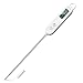 Leismy Digitale Küchenthermometer, Fleischthermometer mit 5.5" Langer Sonde, Sofort Lesbar Thermometer mit LCD Bildschirm, Bratenthermometer für BBQ, Fleisch, Grill, Milch, Wasser
