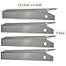 SP0151(4-pack) Stainless steel Heat Plate/ Heat Shield for Great Outdoors, Uniflame Grills, and Other Model Grills