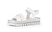Produktbild Gabor Damen Riemchensandalen, Frauen Sandalen,riemchen,halteriemen,sommerschuhe,freizeitschuhe,offene schuhe,strandschuhe,weiss,39 EU / 6 UK