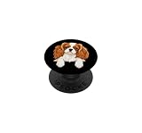 Womens Peeking Pocket Cavalier King Charles Spaniel Lover PopSockets PopGrip Adesivo