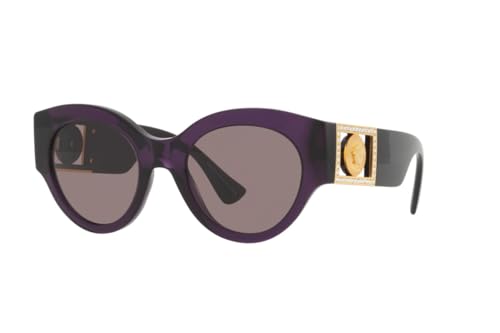 Versace Sunglasses VE 4438 B 53847N Transparent Plum Purple Brown