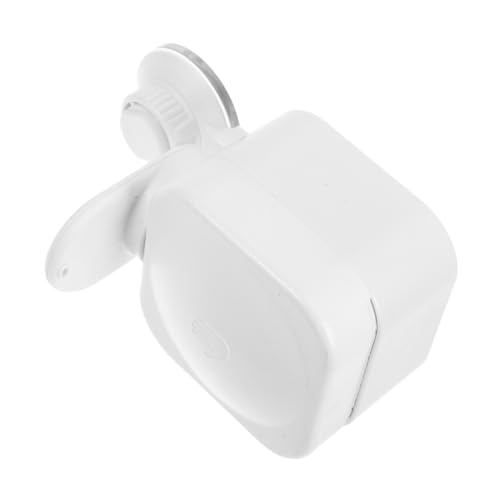 ABOOFAN Wall Mounted Soap Dispenser No Trace Liquid Bottle Container Bathroom Accessory White Easy Install Refill for Shower Gel Shampoo and Soaps