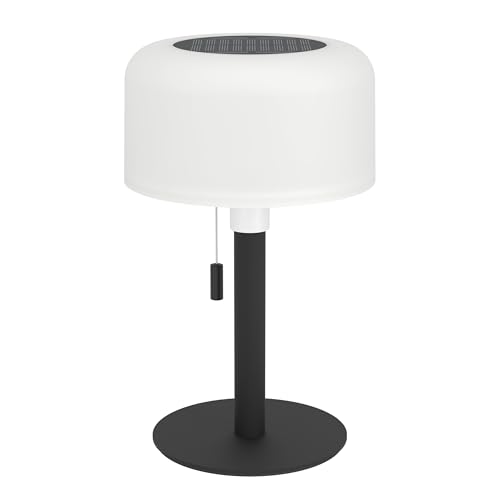 Lámpara solar de mesa EGLO Montapalma-L recargable con luz RGB e IP54 para exterior
